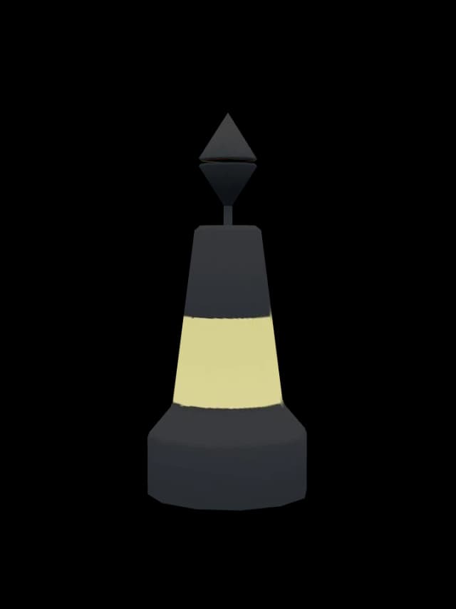 Bouée Cardinale Est (rendu 3D du jeu CapCôtier)
